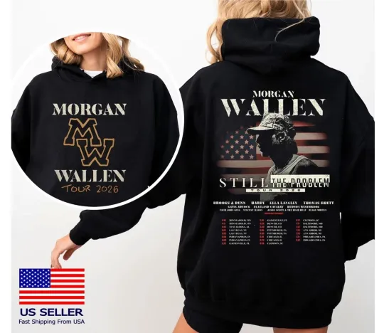 Discover SALE Wallen Western Still The Problem Tour 2026 Merch Hoodie