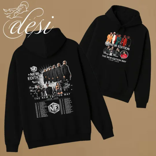 The New Edition Way Tour 2026 Retro R&B Hoodie