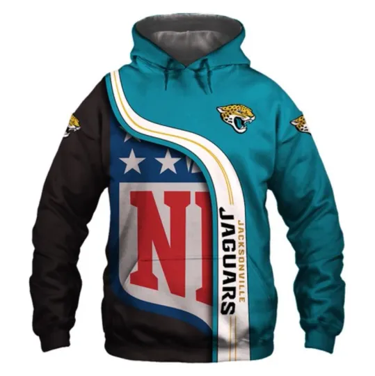 Discover Sports Team Official Jacksonville Football Hoodie, Unisex Adults S-5XL