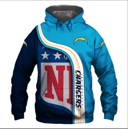 Discover Sports Team Los Angeles Football Hoodie, Unisex Adults S-5XL