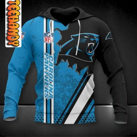 Discover Carolina Football 3D Football  Hoodie, Unisex Adults S-5XL