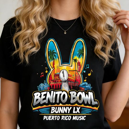 Discover Bowl Bunny LX T-Shirt, Puerto Rico Music, Bowl Bunny Keepsake T-Shirt Gift , T-shirt, Benito Bowl Bad Bunny tshirt, soccer fan tee