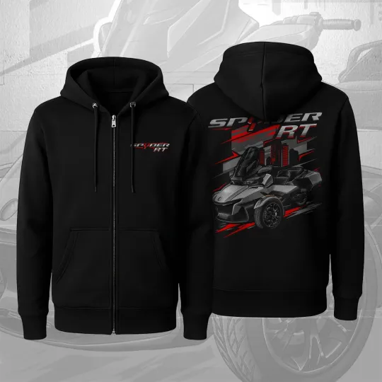 Discover For Can-Am Spyder RT 2020-2026 fans - Motorcycle ZIP Hoodie