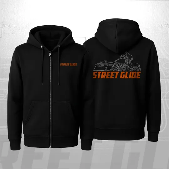 Discover For H davidson Street Glide FLHX 2000-2026 fans - Motorcycle ZIP Hoodie