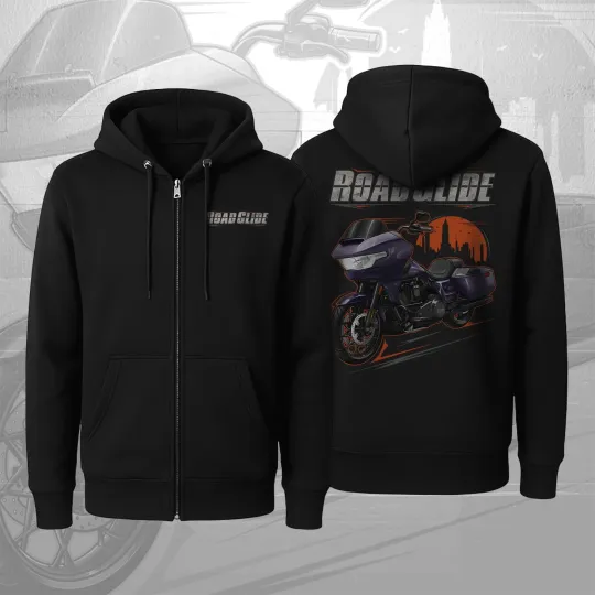Discover For H davidson Road Glide FLTRX 2024-2026 fans - Motorcycle ZIP Hoodie