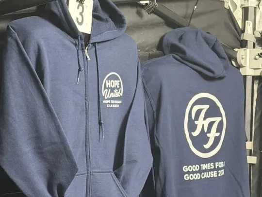 Discover FF Band Fighters Merch Good Times For A Good Cause 2026 Jan 14 Zip Hoodie