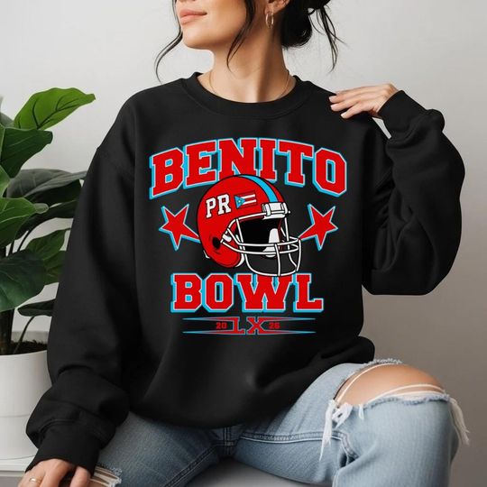Discover Benito Bowl Sweatshirt, Puerto Rico Football Fan Hoodie, LX 2026 Bunny Bowl Shirt, Unisex