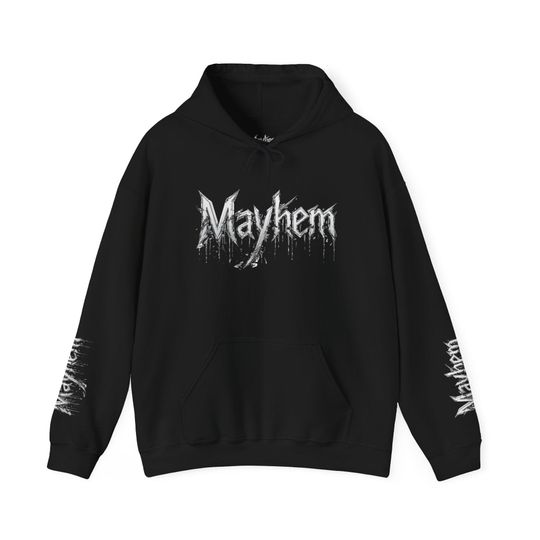 Mayhem Drip Logo 3D Hoodie | Graphic Hooded Sweatshirt