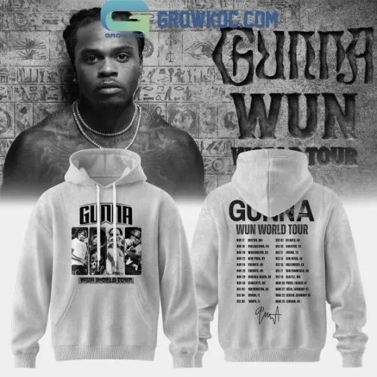 Discover Gunna Wun World Tour 2025 Hoodie Unisex