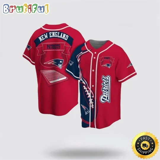 Discover New England Football Team Patriotss Baseball Jersey Symbol Fire Rugby Ball Graph