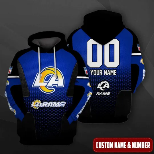 Discover Personalized Los Angeles Football Team Ramss Hoodie Lightweight Adults S-5XL