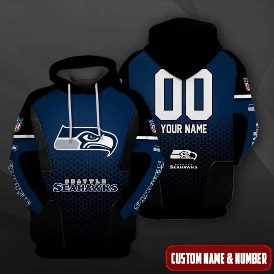 Discover Personalized Seattle Football Team Seahawkss Hoodie Lightweight Adults S-5XL