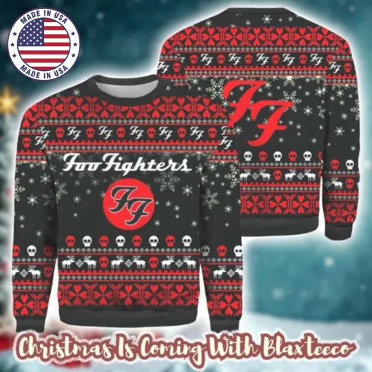 Discover FF Band Fighters Ugly Christmas Sweater Unisex