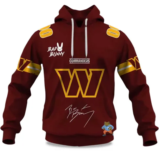 Discover Personalized Washington Football Commanderss Team Hoodie Unisex Adult S-5XL Gift