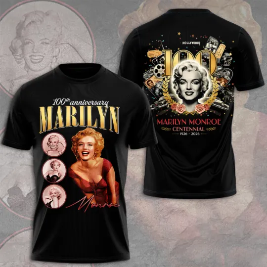 Discover Marilyn Monroee 100th Anniversary 3D Shirt