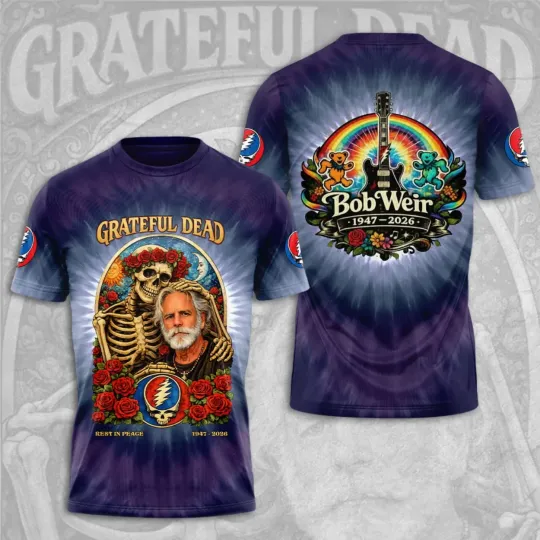 Discover Thank You Grateful Dad x Bob Weir 3D Shirt
