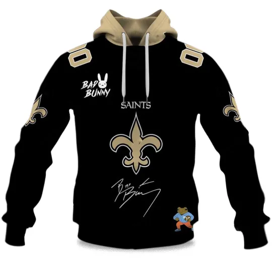 Discover Personalized New Orleans Football Saintss Team Hoodie Unisex Adult S-5XL Gift