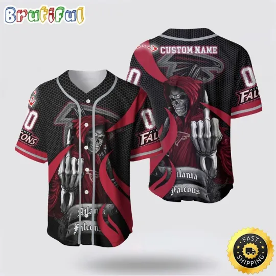 Personalized Atlanta Football Team Falconss Baseball Jersey