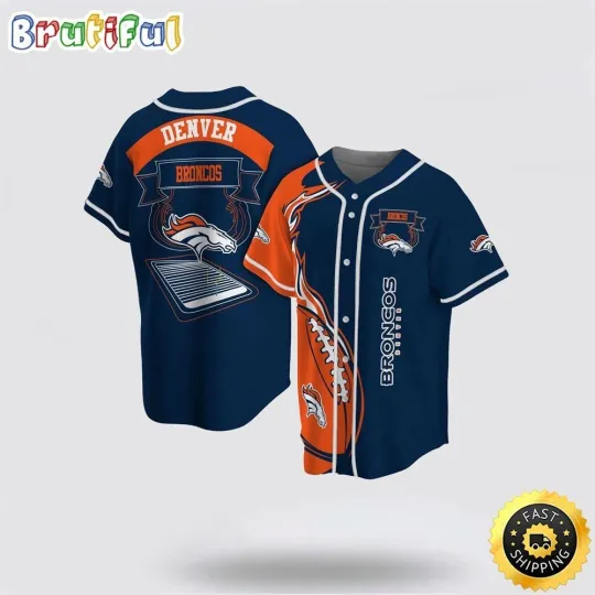 Discover Denver Football Team Broncoss Baseball Jersey Symbol American Football Field Fir