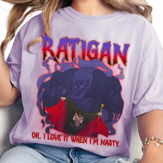 Discover Disney The Great Mouse Detective Professor Shirt, Ratigan Poster Tee, Disneyland Trip Matching Shirts, Disney Family Trip Outfits 2025