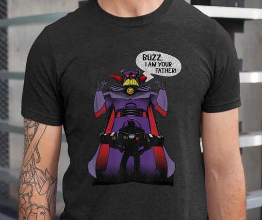 Discover Retro Zurg Buzz Lightyear I Am Your Father Comfort Colors Shirt, Toy Story Disney Dad T-shirt, Father's Day Gift, Disneyland Family Trip