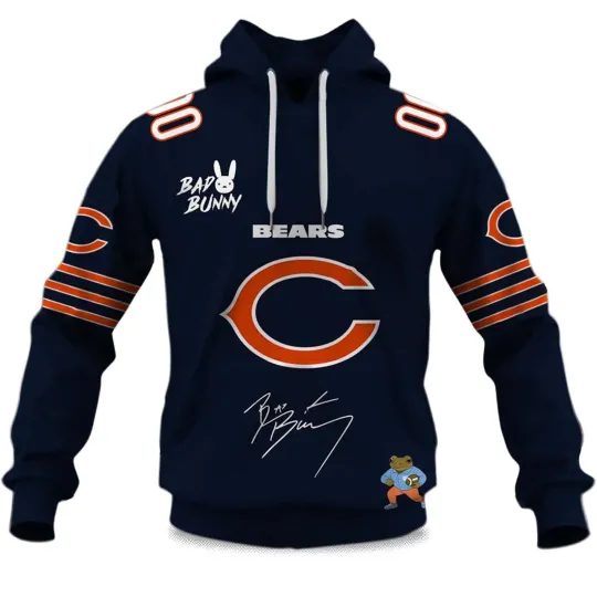 Discover Personalized Chicago Football Bearss Team Hoodie Unisex Adult S-5XL Gift