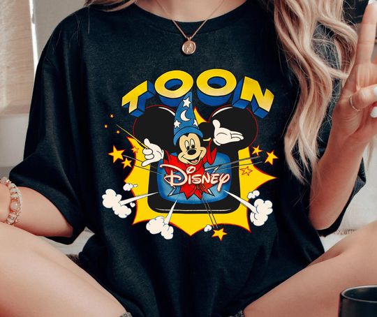 Discover Vintage 90s Mickey Mouse Sorcerer Comfort Colors Shirt,  Fantasia Toon T-shirt, Mickey Magic Wizard, Walt  World 2024 Trip