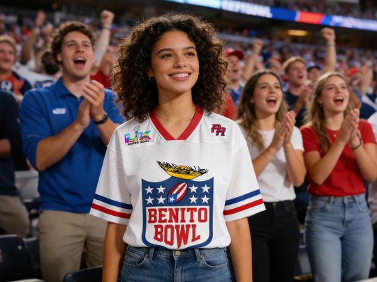 Discover Bunny Football Benito Jersey, Custom Bunny Bowl 2026 Shirt, Puerto Rico Team #94 Football Jersey, Mesh Jersey, Sports Shirt, Fan Apparel