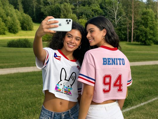 Discover Puerto Rico Team #94 Football Jersey, Custom Name Benito Bowl Shirt,Mesh Jersey, Sports Shirt, Fan Apparel,Sports Gift for Fans Players