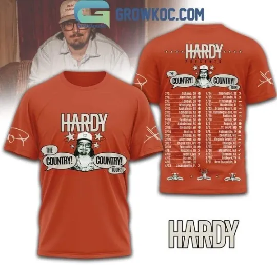 Discover Hardyy The Country Tour Unisex 3D T-Shirt