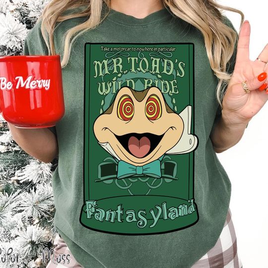 Discover Vintage Disney Mr. Toad's Wild Ride Fantasyland Shirt, Mr. Toad's Taxi Service Tee, Disneyland Vacation Family Matching Trip Outfits