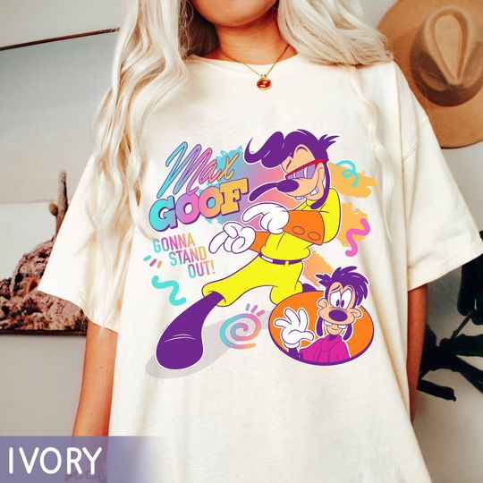 Discover Vintage Disney A Goofy Movie Max Goof 90S Portrait Shirt, Disney Max Stand Out Tee, Disneyworld Disneyland Family Matching Trip Outfits