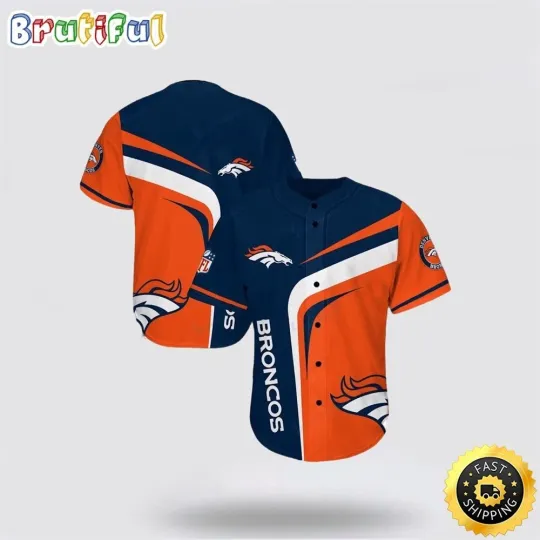 Discover Denver Football Team Broncoss Baseball Jersey