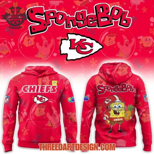 Chiefsss SpongeBob Hoodie
