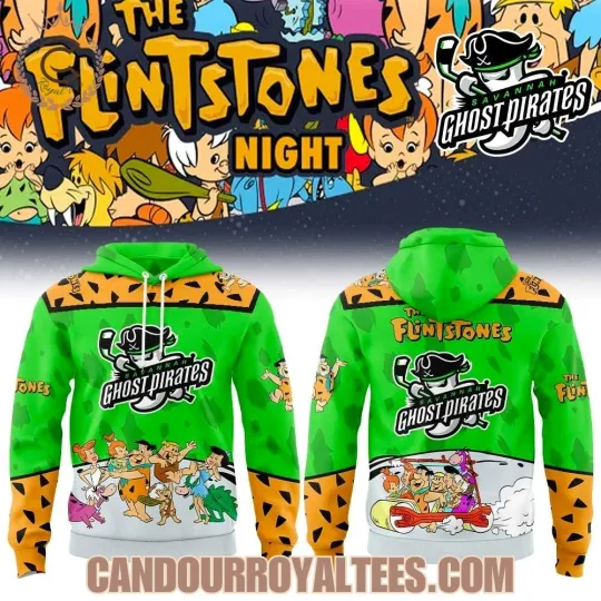 Discover Ghost Pirates The Flintstone Night Hoodie