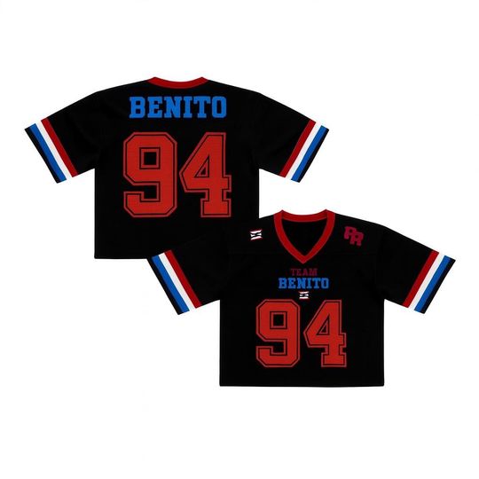 Discover Ben Apparel: Benito SUPA POWL Football Croptop Jersey