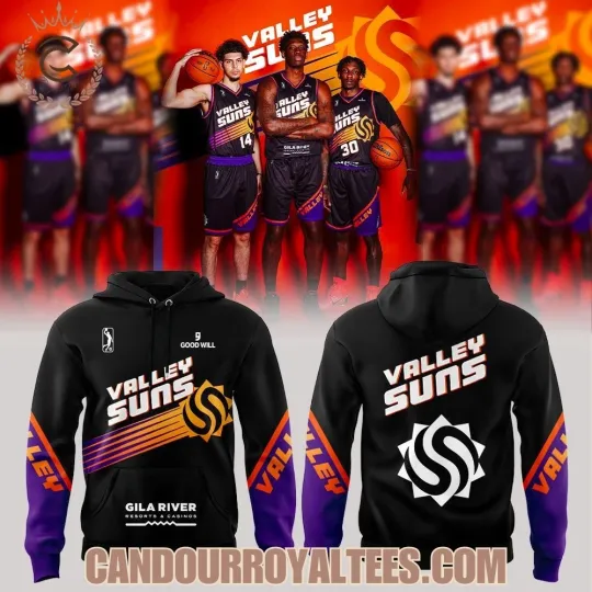 Discover New Valley Suns unis, inspired by the Suns’ 90s alternates! Hoodie