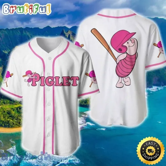 Discover Piglet Winnie The Pooh Disney Baseball Jersey