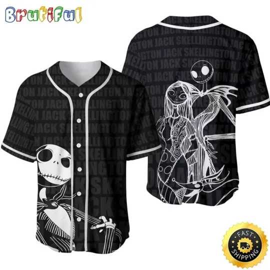 Discover Jack Skellington Baseball Jersey, Gift For Lover Jersey