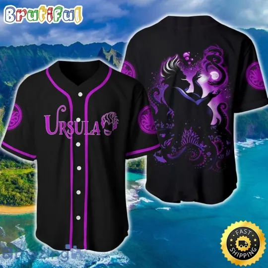 Discover Villian Ursula Little Mermaid Disney Baseball Jersey