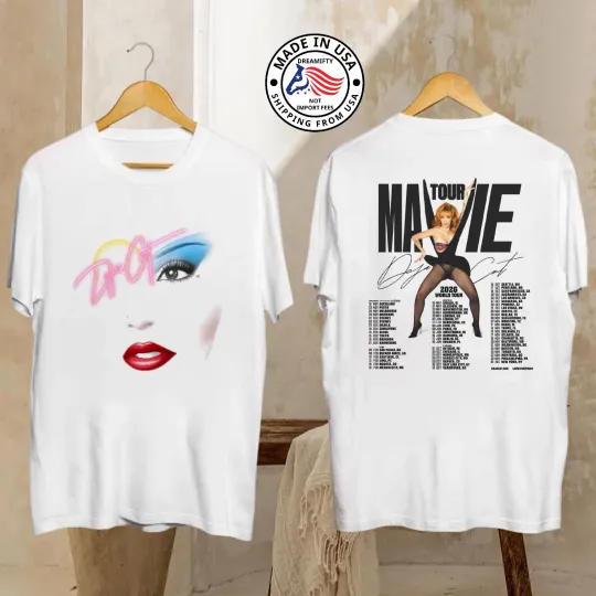 Discover Doja Cat World Tour 2026 Concert Fan Gifts Unisex T-Shirt Sweatshirt Hoodie