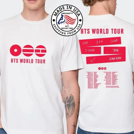 Discover BTS World Tour 2026 Concert ARMY Kpop FAn Gifts Unisex T-Shirt