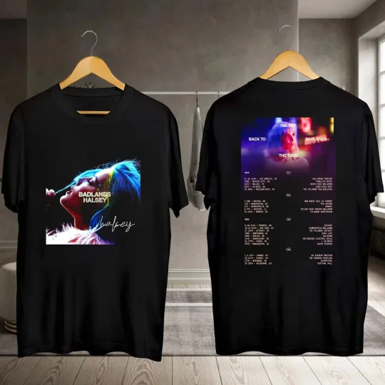 Discover Halsey Back To Badlands Tour 2025 Shirt  Halsey 2026 Tour Shirt  Halsey Album Sh