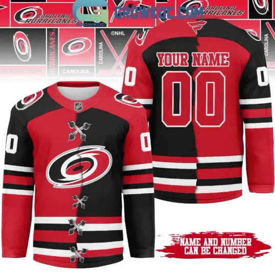 Discover Personalized Carolina Hurricane Mix Home Away Hockey Jersey