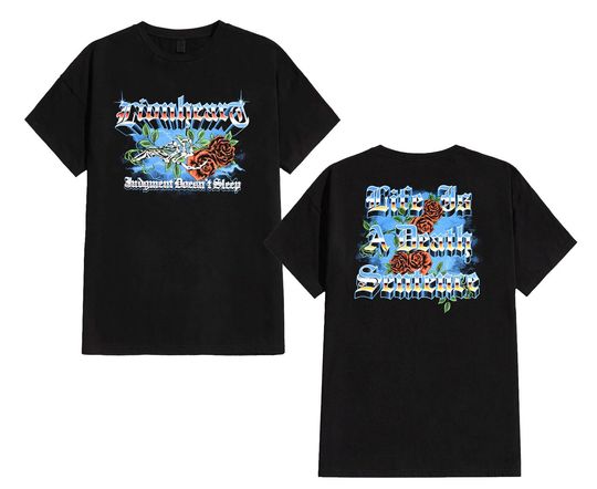 Discover Lionheart Life Is A Death Sentence Shirt - Lionheart Band Tee - Lionheart Hoodie - Lionheart Sweater - Lionheart European Tour 2026