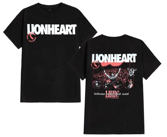 Discover Lionheart Latin America Live Shirt - Lionheart Band Tee - Lionheart Hoodie - Lionheart Sweater - Lionheart European Tour 2026