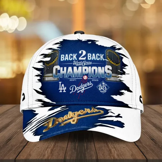Discover Dodgers 2025 World Series Champions Classic Baseball Cap