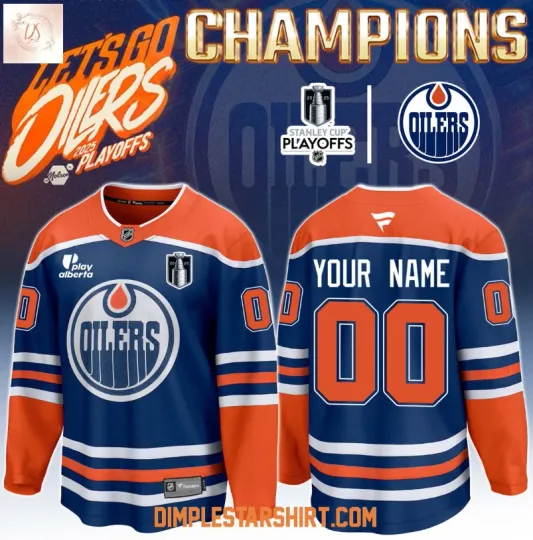 Discover Personalized Edmonton Oiler Cup 2025 Champions Hockey Jersey