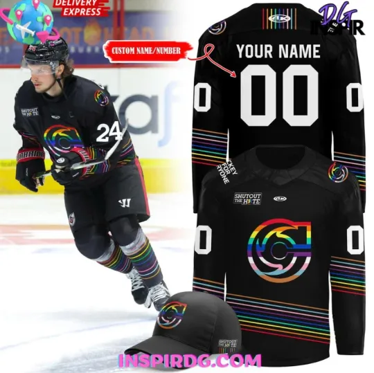 Discover Custom Cincinnati Cyclone Shutout The Hate 2025 Edition Hockey Jersey