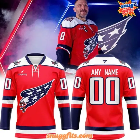 Discover Personalized Washington Capital 2025 Screaming Eagle Hockey Jersey
